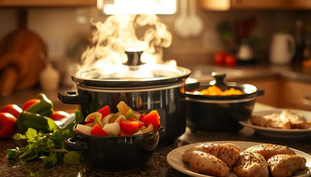 Slow Cooker Chicken Fajitas