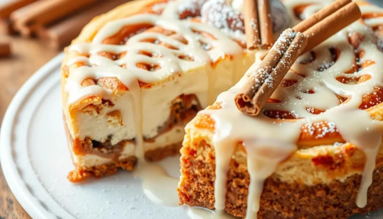 Cinnamon Roll Cheesecake