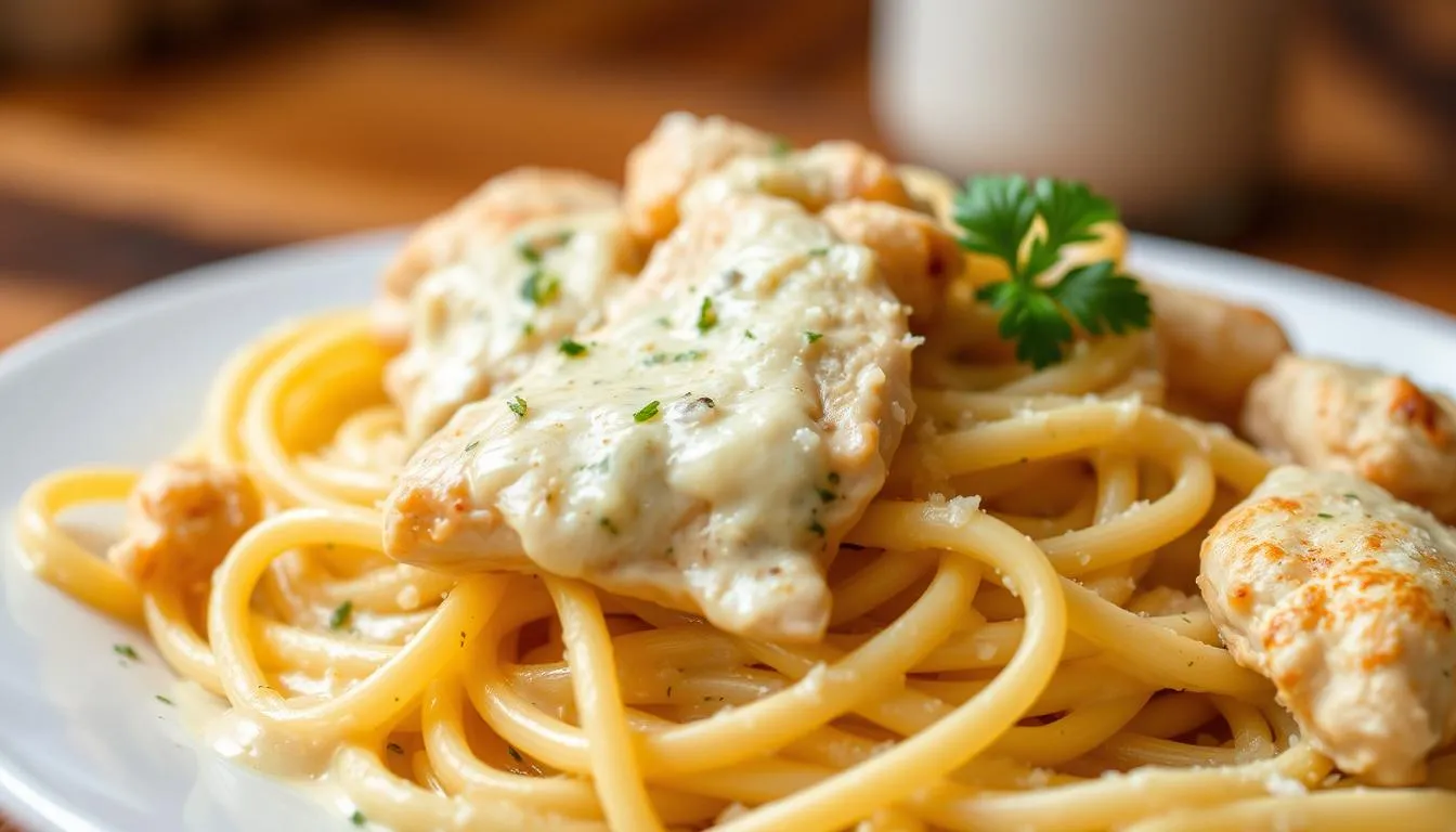 Garlic Parmesan Chicken Pasta