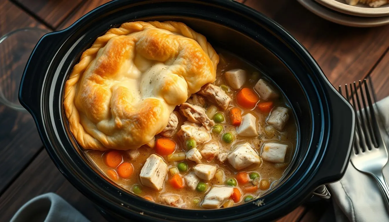 Crockpot Chicken Pot Pie